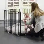 2216 babydan park a kid jaroka jatszomatraccal 360 cm fekete 1