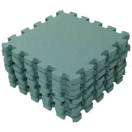 3572 baby dan puzzle habszivacs jatszoszonyeg dusty green 90x90 cm