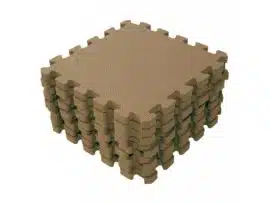 11267 baby dan puzzle habszivacs jatszoszonyeg brown 90x90 cm 1